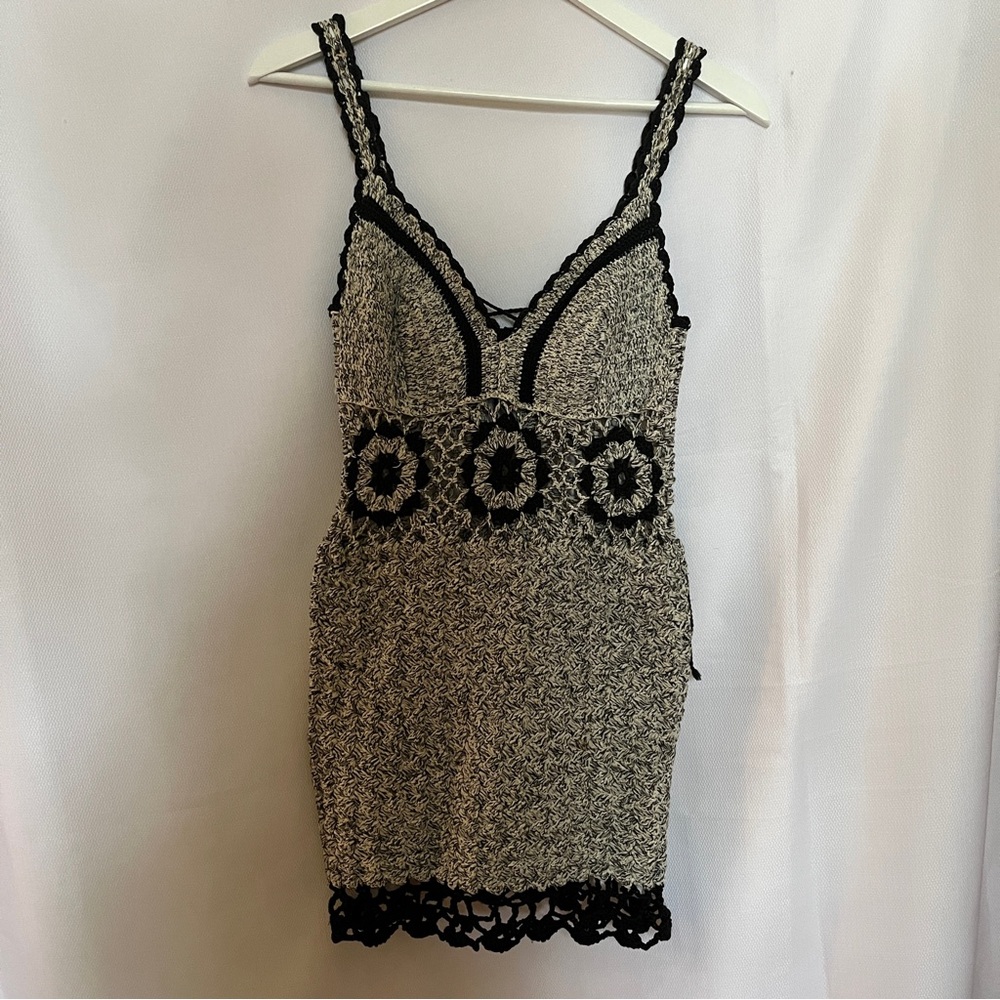 Vintage handmade crochet dress